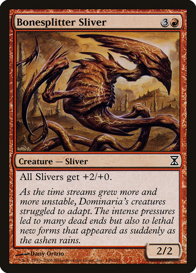 Bonesplitter Sliver [Time Spiral] - Devastation Store | Devastation Store