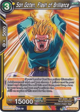 Son Goten, Flash of Brilliance (BT10-101) [Rise of the Unison Warrior 2nd Edition] | Devastation Store