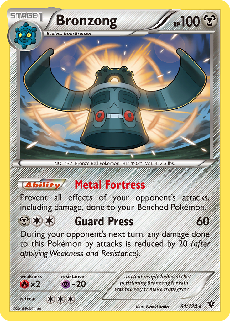Bronzong (61/124) [XY: Fates Collide] | Devastation Store
