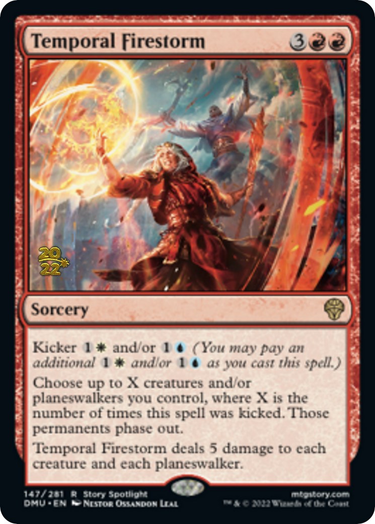 Temporal Firestorm [Dominaria United Prerelease Promos] | Devastation Store