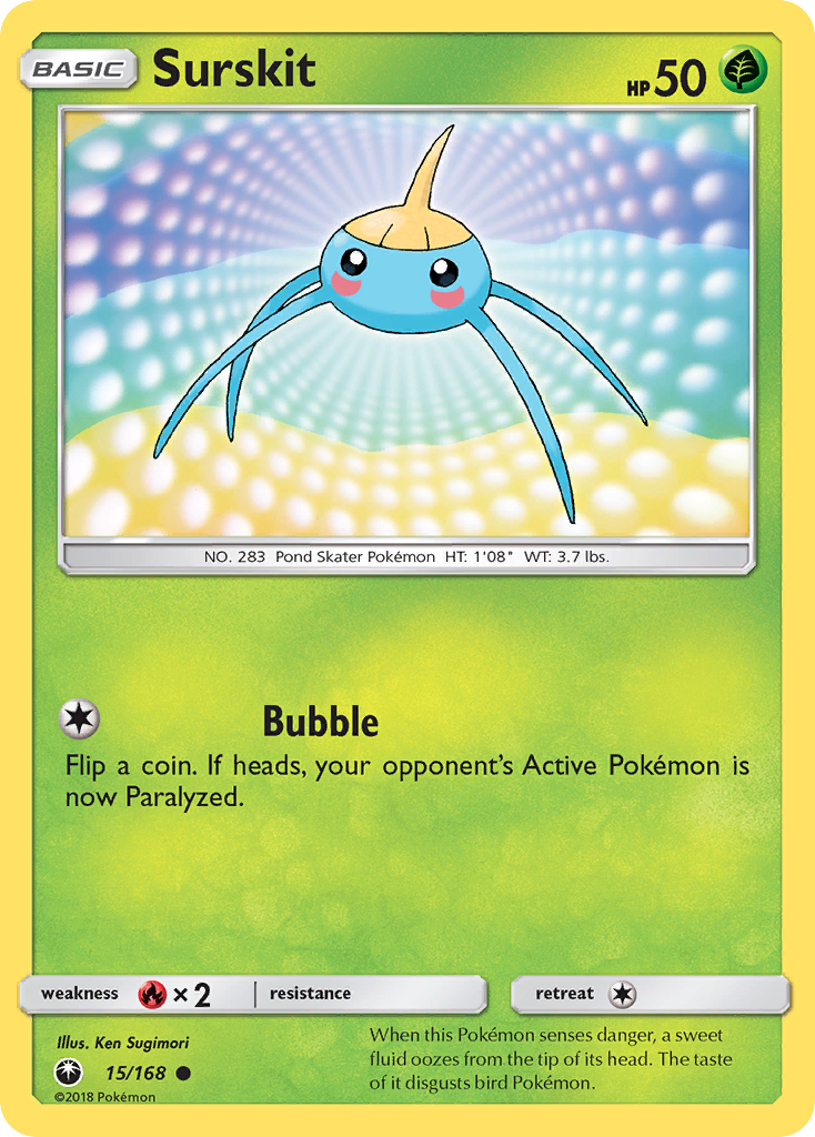 Surskit (15/168) [Sun & Moon: Celestial Storm] | Devastation Store