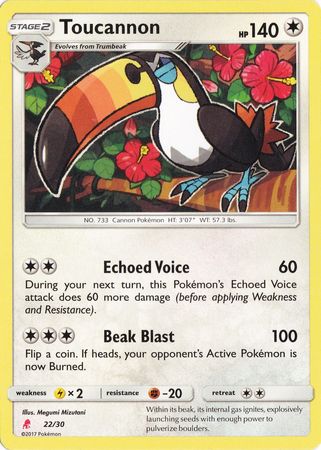 Toucannon (22/30) [Sun & Moon: Trainer Kit - Lycanroc] | Devastation Store