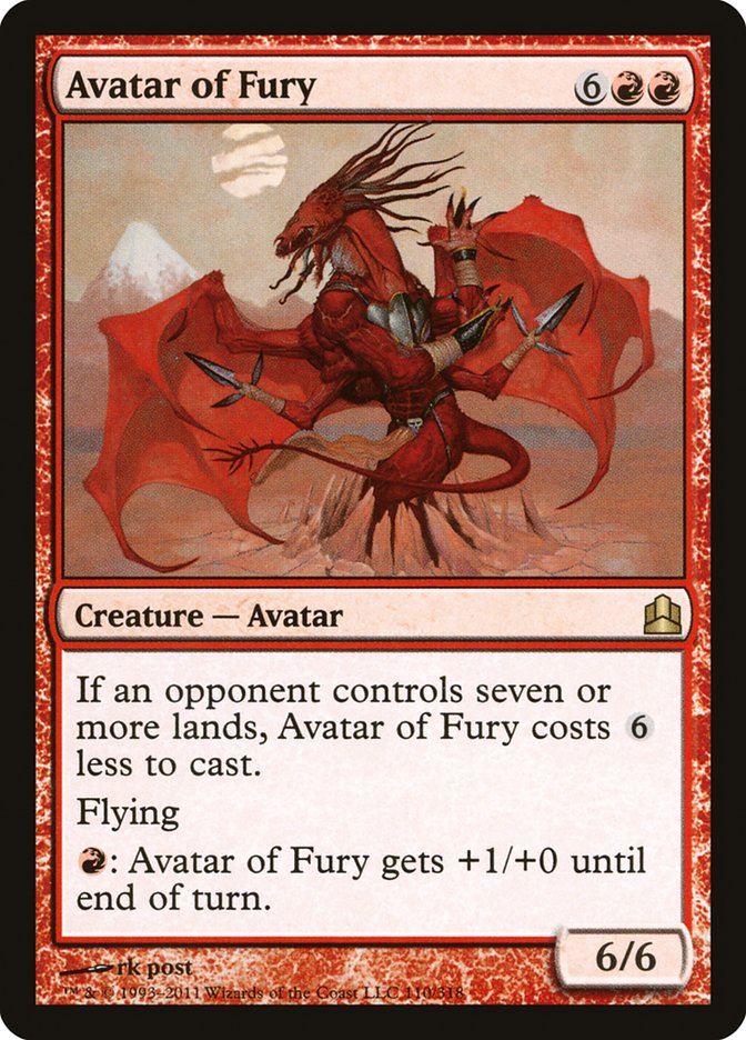 Avatar of Fury [Commander 2011] | Devastation Store