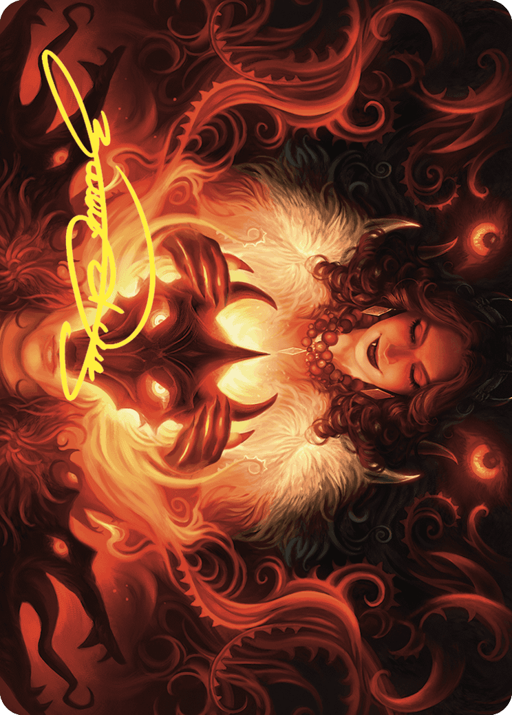 Witch's Mark Art Card (Gold-Stamped Signature) [Wilds of Eldraine Art Series] | Devastation Store