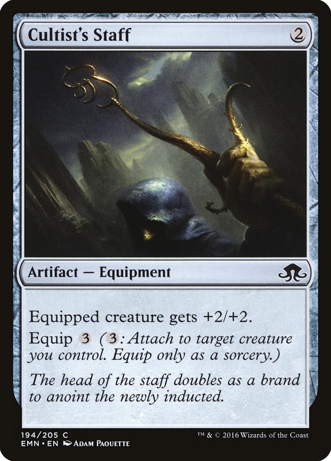 Cultist's Staff [Eldritch Moon] - Devastation Store | Devastation Store