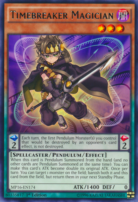 Timebreaker Magician [MP16-EN174] Rare | Devastation Store