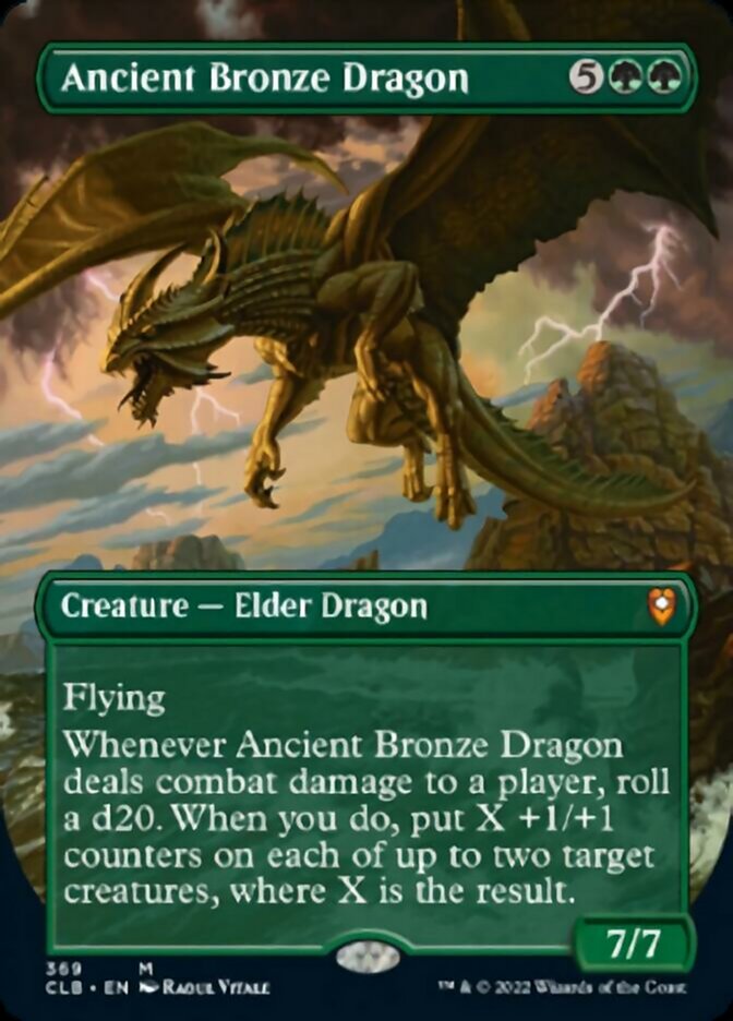 Ancient Bronze Dragon (Borderless Alternate Art) [Commander Legends: Battle for Baldur's Gate] | Devastation Store