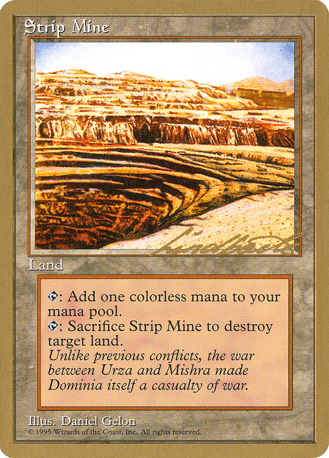 Strip Mine (Leon Lindback) [Pro Tour Collector Set] | Devastation Store