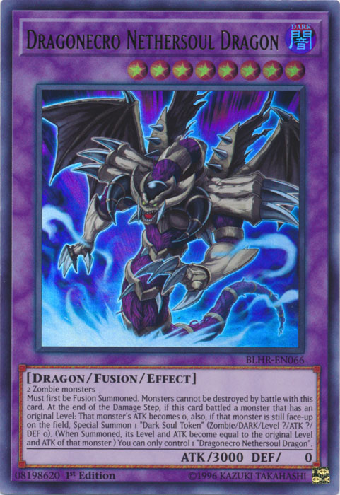 Dragonecro Nethersoul Dragon [BLHR-EN066] Ultra Rare | Devastation Store