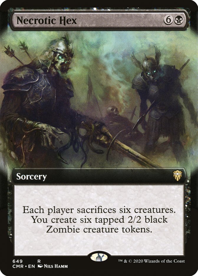 Necrotic Hex (Extended) [Commander Legends] | Devastation Store