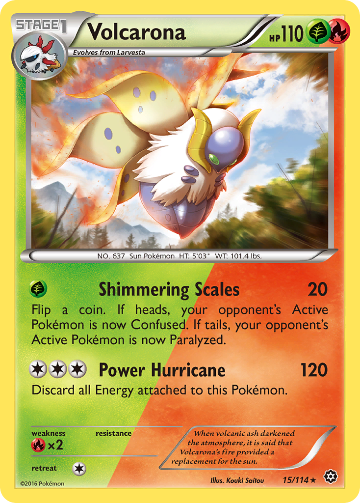 Volcarona (15/114) [XY: Steam Siege] | Devastation Store