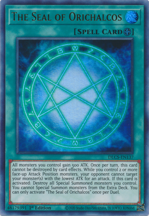 The Seal of Orichalcos [DLCS-EN137] Ultra Rare | Devastation Store