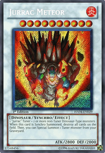 Jurrac Meteor [HA04-EN029] Secret Rare | Devastation Store