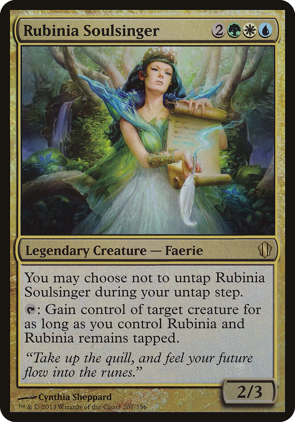 Rubinia Soulsinger (Oversized) [Commander 2013 Oversized] | Devastation Store