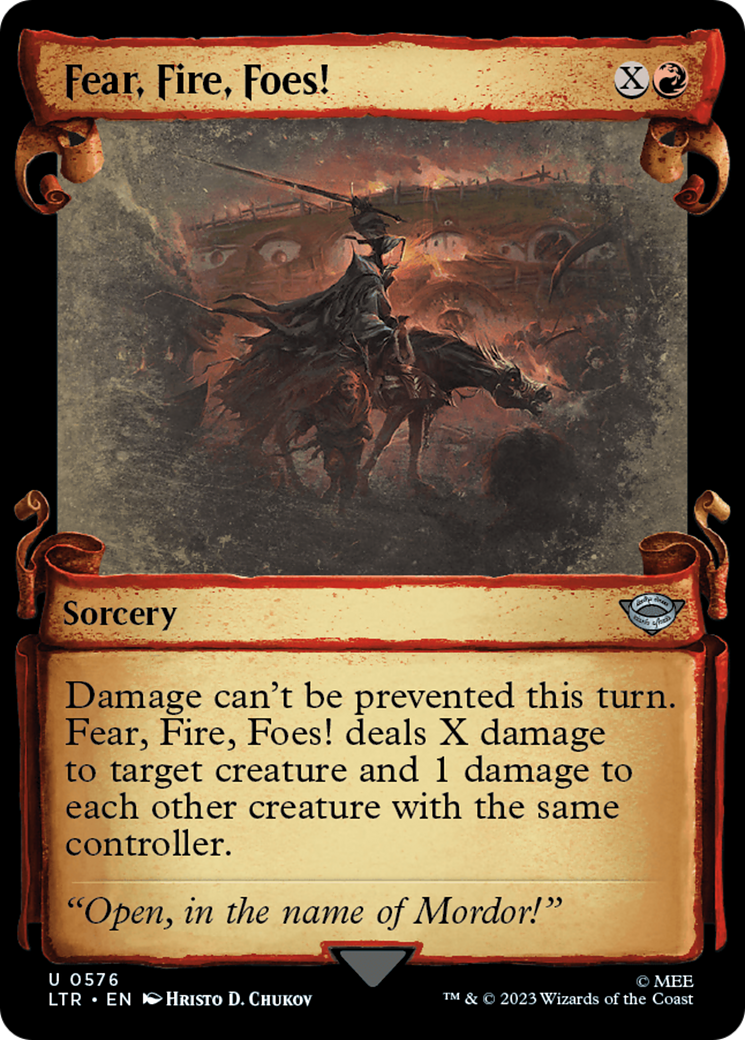 Fear, Fire, Foes! [The Lord of the Rings: Tales of Middle-Earth Showcase Scrolls] | Devastation Store