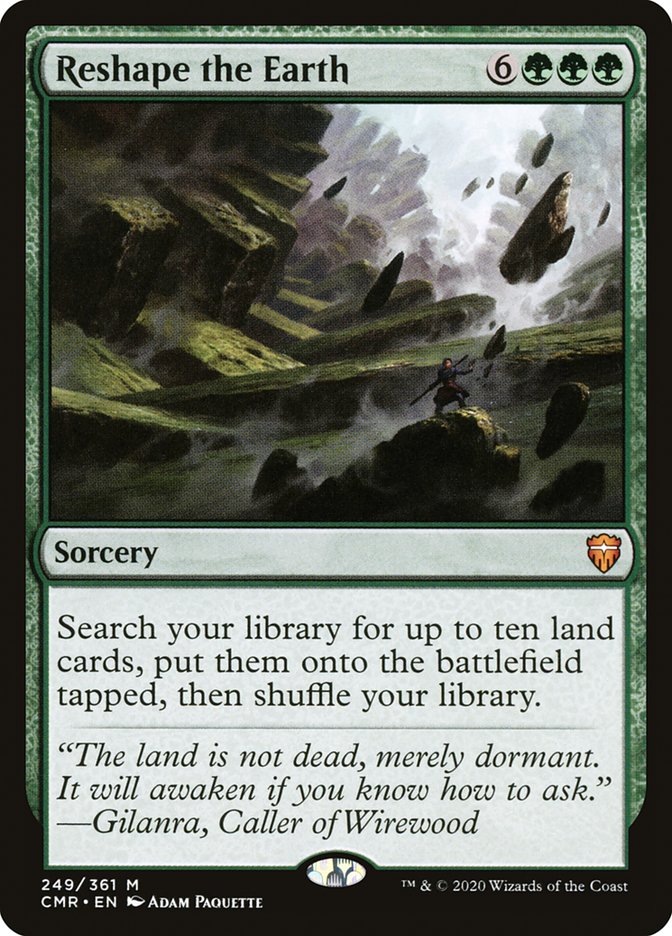 Reshape the Earth [Commander Legends] | Devastation Store