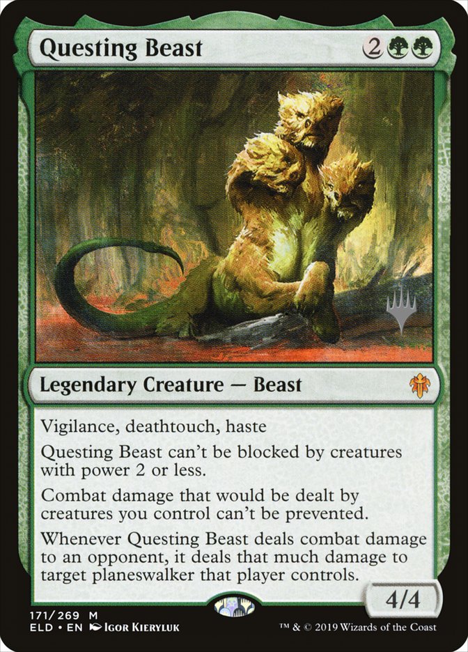 Questing Beast (Promo Pack) [Throne of Eldraine Promos] | Devastation Store