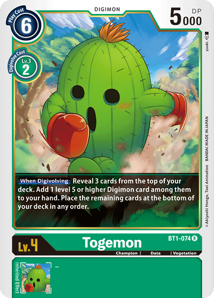 Togemon [BT1-074] [Release Special Booster Ver.1.0] | Devastation Store