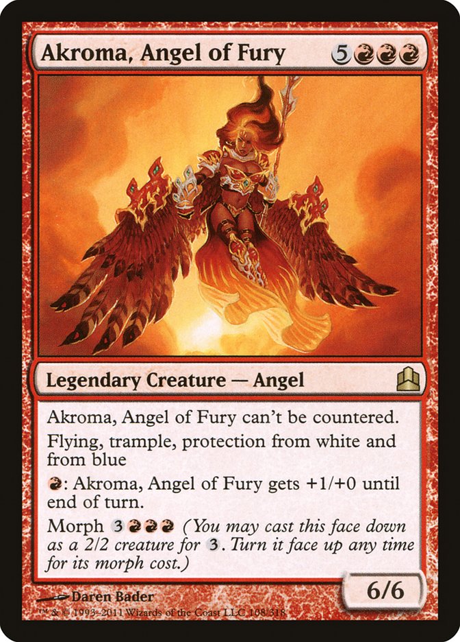 Akroma, Angel of Fury [Commander 2011] | Devastation Store