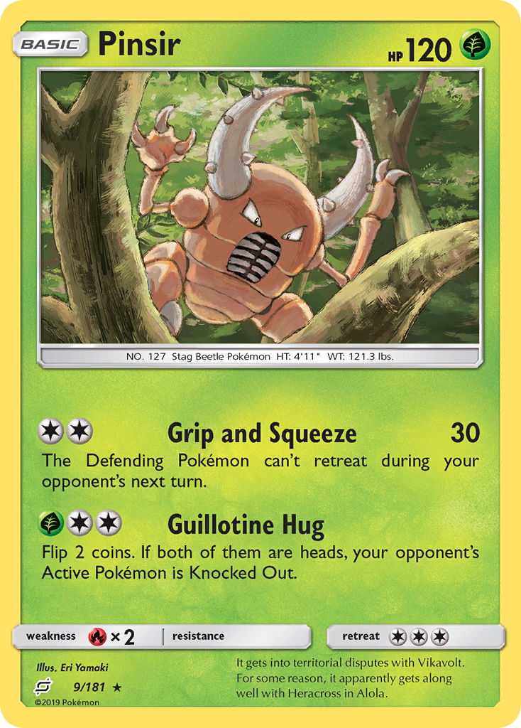 Pinsir (9/181) [Sun & Moon: Team Up] | Devastation Store