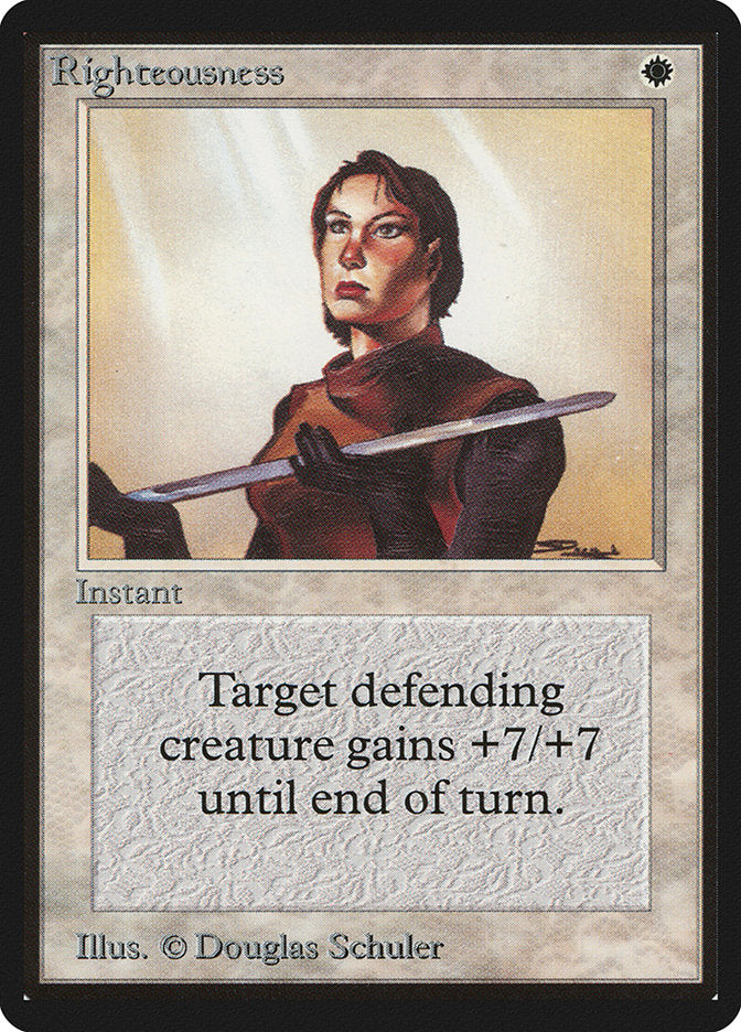 Righteousness [Limited Edition Beta] | Devastation Store