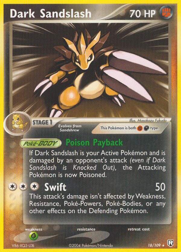 Dark Sandslash (18/109) [EX: Team Rocket Returns] | Devastation Store