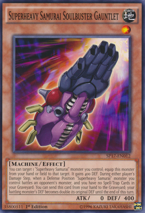 Superheavy Samurai Soulbuster Gauntlet [SP17-EN012] Common | Devastation Store