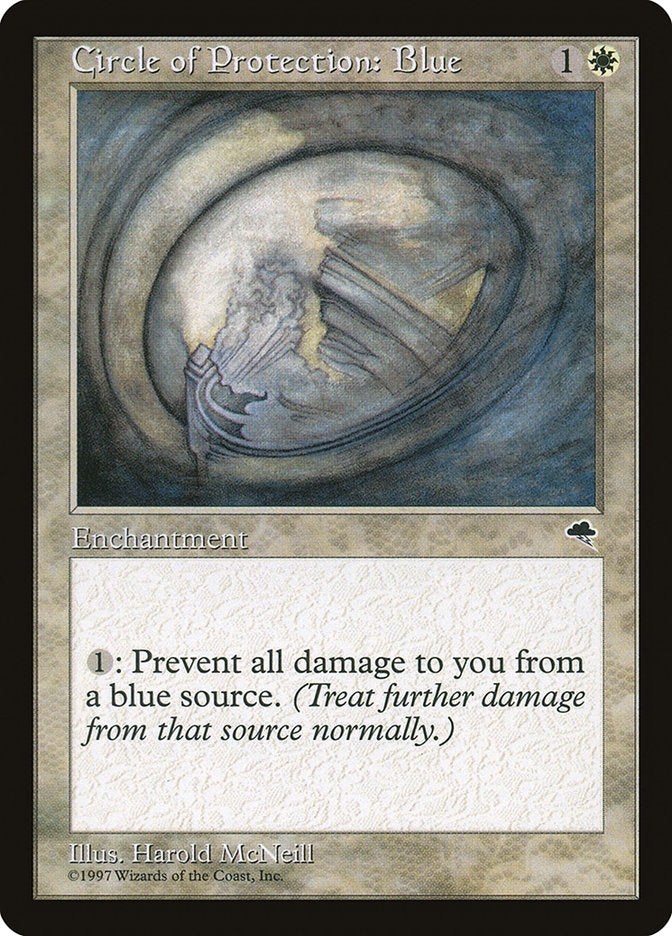Circle of Protection: Blue [Tempest] - Devastation Store | Devastation Store