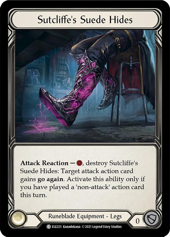 Sutcliffe's Suede Hides [ELE225] (Tales of Aria)  1st Edition Cold Foil | Devastation Store