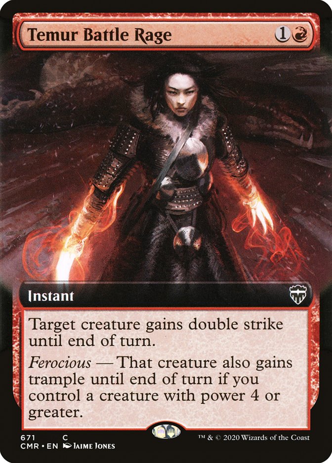 Temur Battle Rage (Extended) [Commander Legends] | Devastation Store