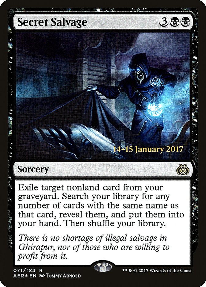 Secret Salvage  [Aether Revolt Prerelease Promos] | Devastation Store