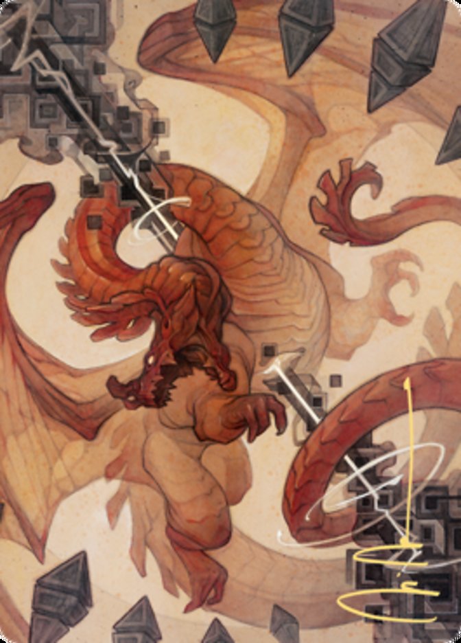 Soul Shatter Art Card (Gold-Stamped Signature) [Zendikar Rising Art Series] | Devastation Store