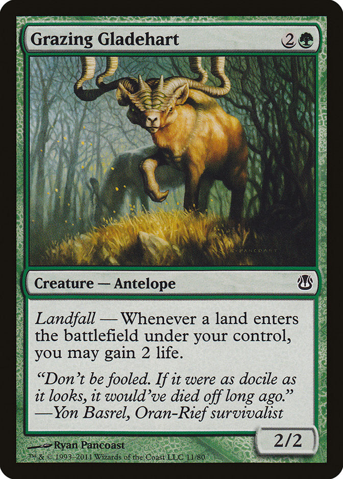 Grazing Gladehart [Duel Decks: Ajani vs. Nicol Bolas] | Devastation Store