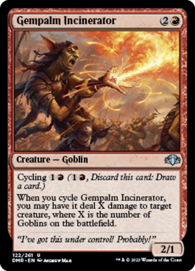Gempalm Incinerator [Dominaria Remastered] | Devastation Store
