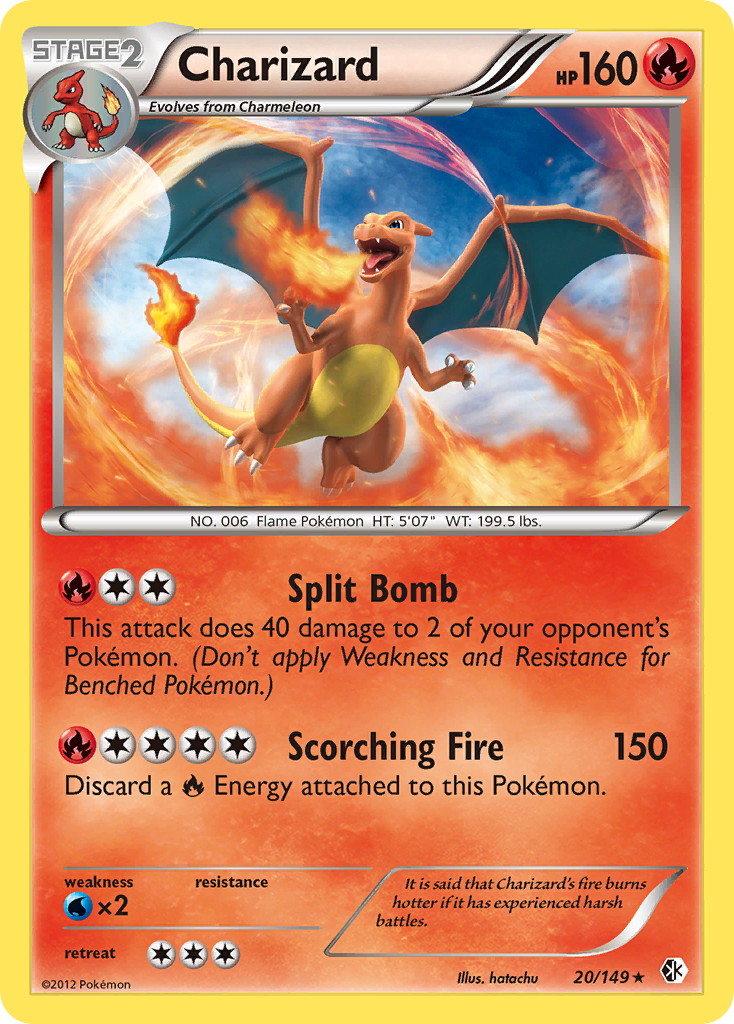 Charizard (20/149) [Black & White: Boundaries Crossed] | Devastation Store