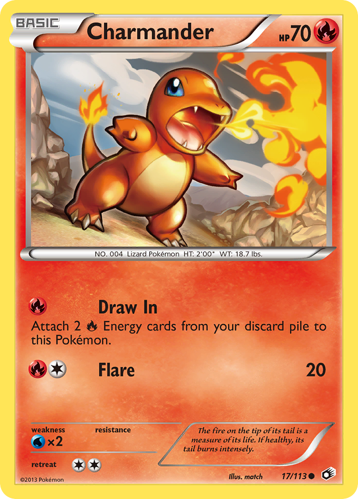 Charmander (17/113) [Black & White: Legendary Treasures] | Devastation Store