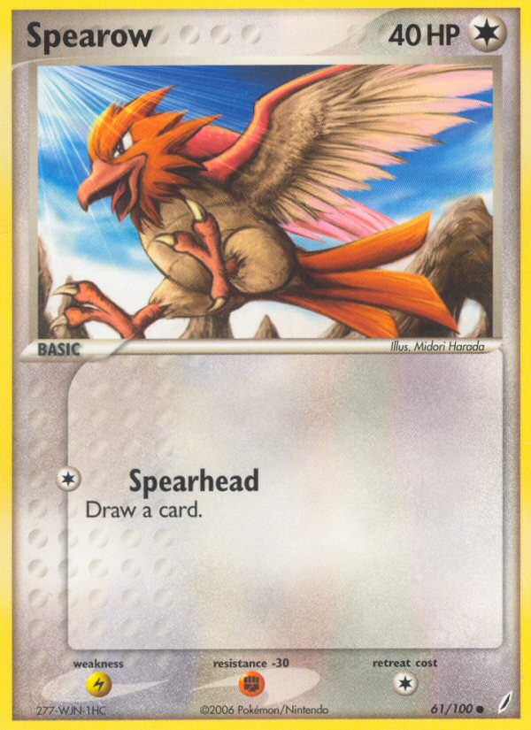 Spearow (61/100) [EX: Crystal Guardians] | Devastation Store