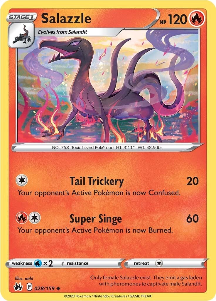 Salazzle (028/159) [Sword & Shield: Crown Zenith] | Devastation Store