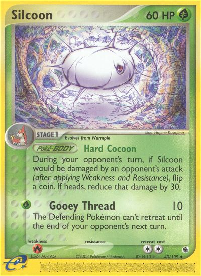 Silcoon (43/109) [EX: Ruby & Sapphire] | Devastation Store