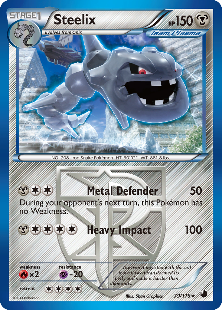 Steelix (79/116) [Black & White: Plasma Freeze] | Devastation Store