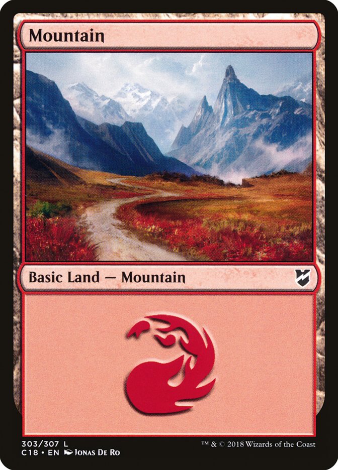Mountain (303) [Commander 2018] | Devastation Store