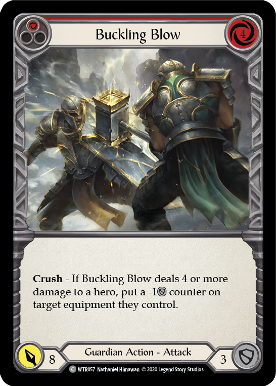 Buckling Blow (Red) [WTR057] Unlimited Edition Rainbow Foil - Devastation Store | Devastation Store