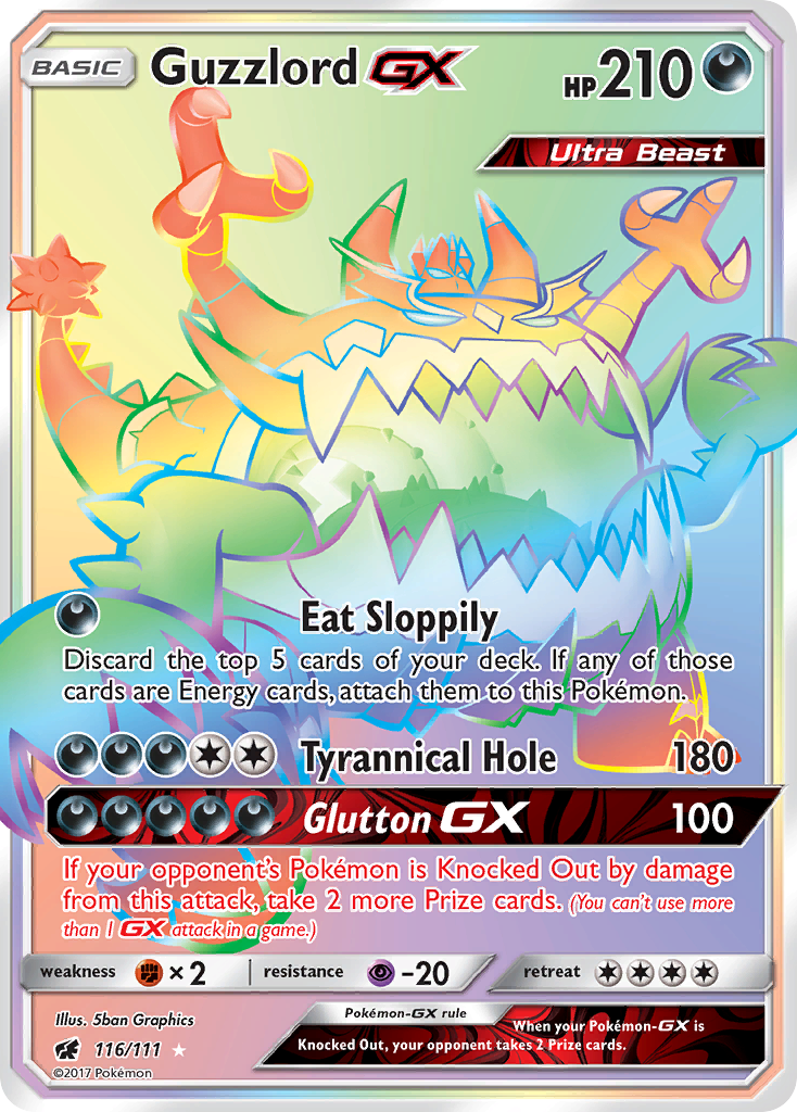 Guzzlord GX (116/111) [Sun & Moon: Crimson Invasion] | Devastation Store