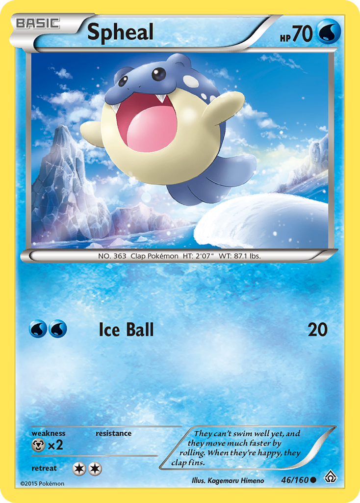 Spheal (46/160) [XY: Primal Clash] | Devastation Store