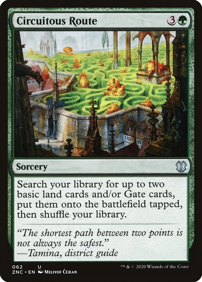 Circuitous Route [Zendikar Rising Commander] | Devastation Store