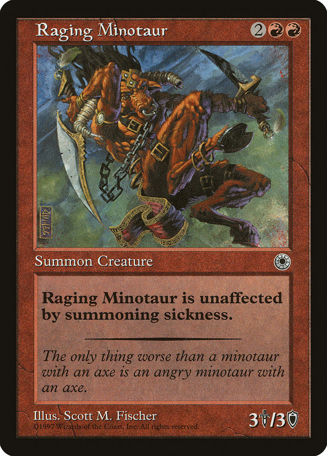 Raging Minotaur [Portal] - Devastation Store | Devastation Store