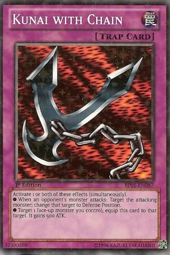 Kunai with Chain [BP01-EN087] Starfoil Rare | Devastation Store