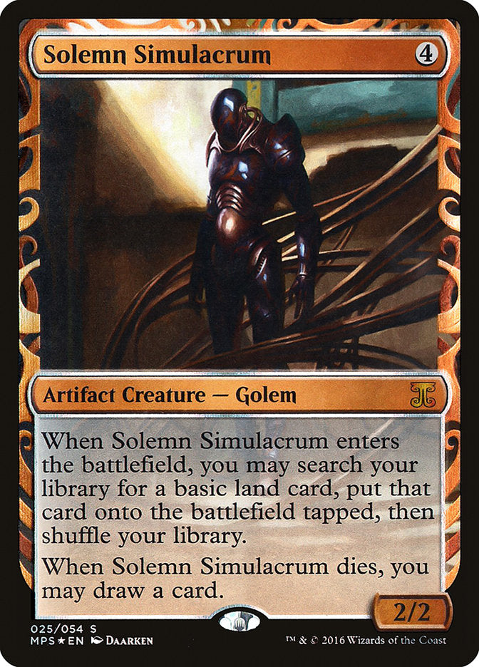 Solemn Simulacrum [Kaladesh Inventions] | Devastation Store