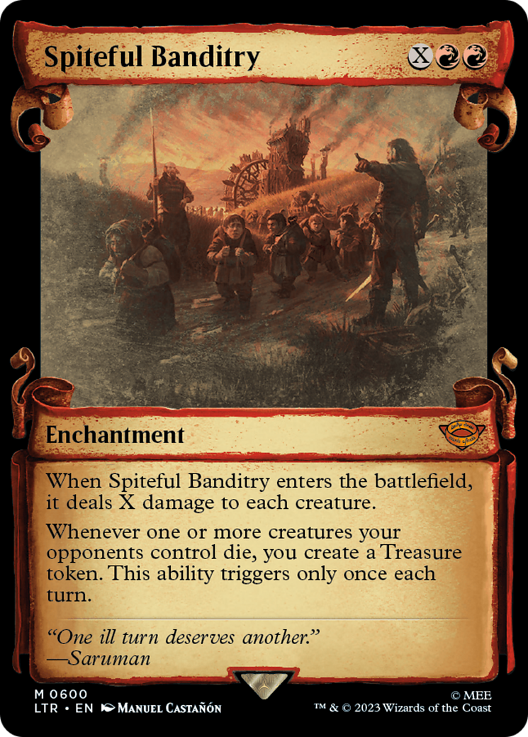 Spiteful Banditry [The Lord of the Rings: Tales of Middle-Earth Showcase Scrolls] | Devastation Store