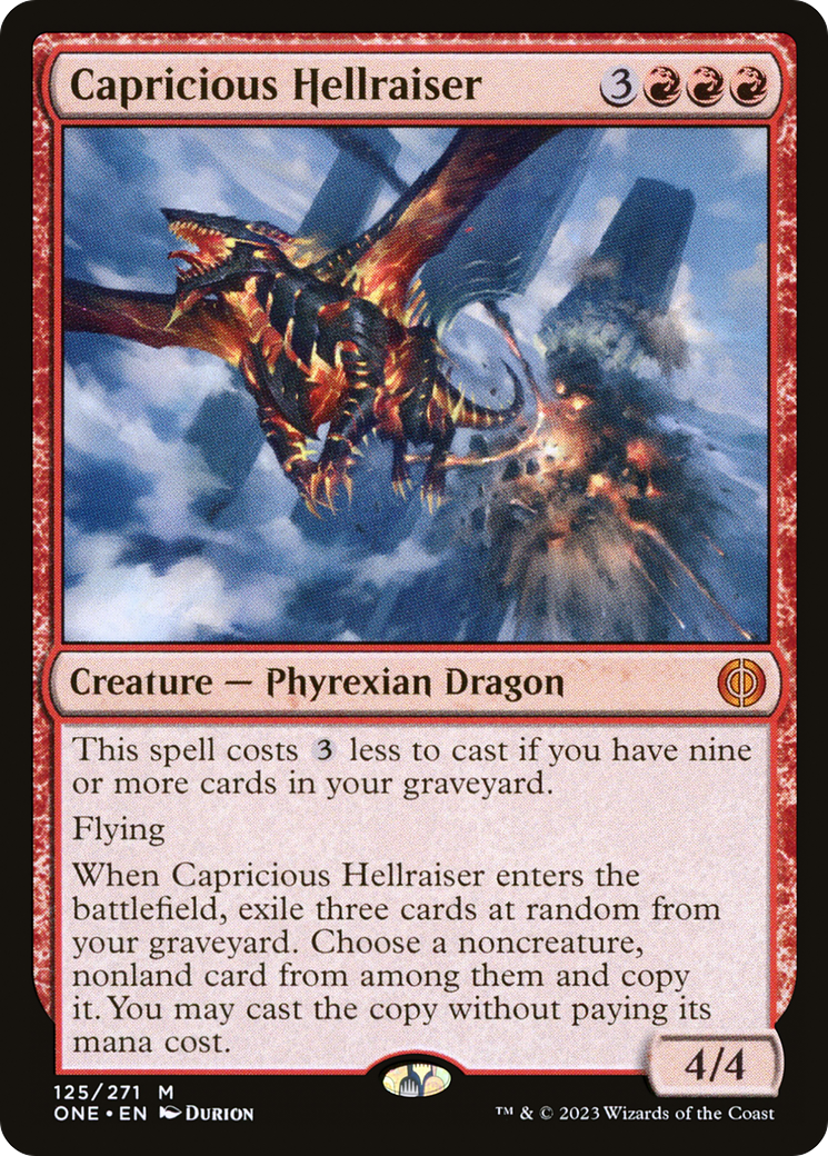 Capricious Hellraiser [Phyrexia: All Will Be One] | Devastation Store